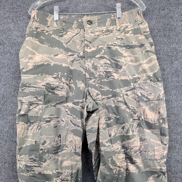 US Air Force USAF Mens Utility Digital Camo Trousers Green Size 34 Pockets - Picture 6 of 11